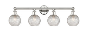 Bathroom Fixtures Four Lights by Innovations ( 405 | 616-4W-PN-G122C-6CL Edison ) 