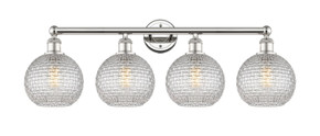 Bathroom Fixtures Four Lights by Innovations ( 405 | 616-4W-PN-G122C-8CL Edison ) 