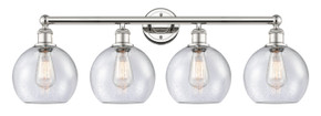 Bathroom Fixtures Four Lights by Innovations ( 405 | 616-4W-PN-G124-8 Edison ) 