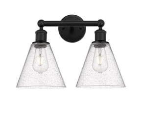 Bathroom Fixtures Two Lights by Innovations ( 405 | 616-2W-BK-GBC-84 Edison ) 