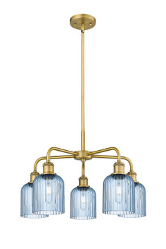 Mid. Chandeliers Glass Down by Innovations ( 405 | 516-5CR-BB-G559-5BL Downtown Urban ) 