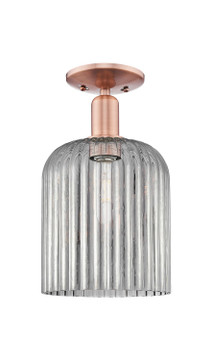 Semi-Flush Mts. Glass Down by Innovations ( 405 | 716-1C-AC-G559-8SM Arcadia ) 