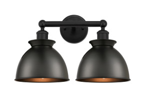 Bathroom Fixtures Two Lights by Innovations ( 405 | 616-2W-BK-M14-BK Edison ) 