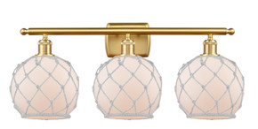 Bathroom Fixtures Three Lights by Innovations ( 405 | 516-3W-SG-G121-8RW-LED Ballston ) 