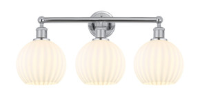 Bathroom Fixtures Three Lights by Innovations ( 405 | 616-3W-PC-G1217-8WV Edison ) 