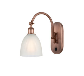 Sconces Single Glass by Innovations ( 405 | 518-1W-AC-G381-LED Ballston ) 