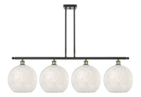 Linear/Island 4 Light + by Innovations ( 405 | 516-4I-BAB-G1216-12WM Ballston ) 