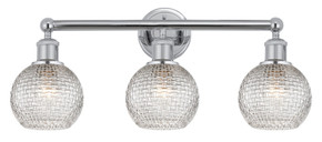 Bathroom Fixtures Three Lights by Innovations ( 405 | 616-3W-PC-G122C-6CL Edison ) 