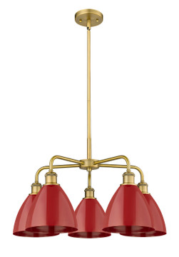 Mid. Chandeliers Metal Shade by Innovations ( 405 | 516-5CR-BB-MBD-75-RD Ballston ) 