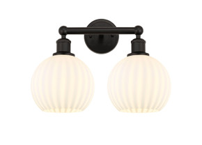 Bathroom Fixtures Two Lights by Innovations ( 405 | 616-2W-OB-G1217-8WV Edison ) 