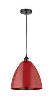 Mini Pendants Glass Down by Innovations ( 405 | 616-1P-BK-MBD-12-RD Edison ) 