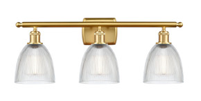 Bathroom Fixtures Three Lights by Innovations ( 405 | 516-3W-SG-G382 Ballston ) 