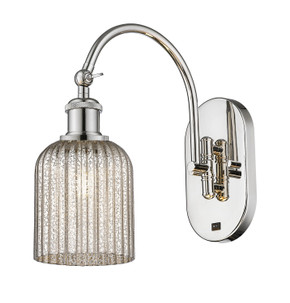 Sconces Single Glass by Innovations ( 405 | 518-1W-PN-G559-5ME Ballston ) 