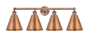 Bathroom Fixtures Four Lights by Innovations ( 405 | 616-4W-AC-MBC-8-AC Edison ) 