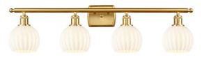 Bathroom Fixtures Four Lights by Innovations ( 405 | 516-4W-SG-G1217-6WV Ballston ) 