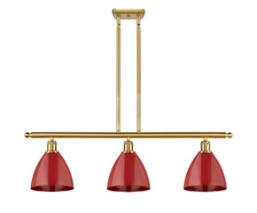 Linear/Island 3 Light Bar by Innovations ( 405 | 516-3I-SG-MBD-75-RD Ballston ) 