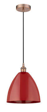 Mini Pendants Metal Shade by Innovations ( 405 | 616-1P-AC-MBD-12-RD Edison ) 