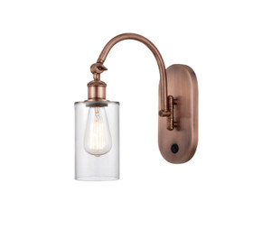 Sconces Single Glass by Innovations ( 405 | 518-1W-AC-G802-LED Ballston ) 