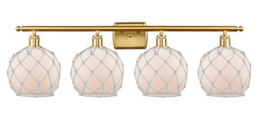 Bathroom Fixtures Four Lights by Innovations ( 405 | 516-4W-SG-G121-8RW-LED Ballston ) 