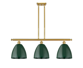 Linear/Island 3 Light Bar by Innovations ( 405 | 516-3I-SG-MBD-9-GR Ballston ) 