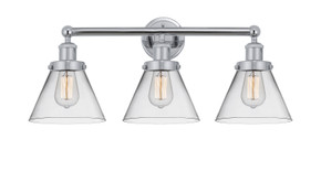 Bathroom Fixtures Three Lights by Innovations ( 405 | 616-3W-PC-G42 Edison ) 