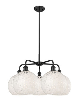 Mid. Chandeliers Glass Down by Innovations ( 405 | 516-5CR-BK-G1216-10WM Ballston ) 