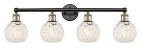 Bathroom Fixtures Four Lights by Innovations ( 405 | 616-4W-BAB-G1216-6WM Edison ) 