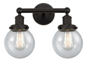 Bathroom Fixtures Two Lights by Innovations ( 405 | 616-2W-OB-G204-6 Edison ) 