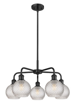 Mid. Chandeliers Glass Down by Innovations ( 405 | 516-5CR-BK-G122C-6CL Ballston ) 