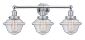Bathroom Fixtures Three Lights by Innovations ( 405 | 616-3W-PC-G534 Edison ) 