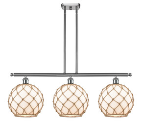 Linear/Island 3 Light Bar by Innovations ( 405 | 516-3I-SN-G121-10RB Ballston ) 