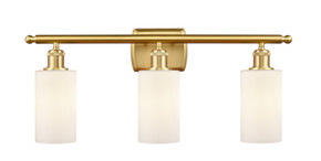Bathroom Fixtures Three Lights by Innovations ( 405 | 516-3W-SG-G801-LED Ballston ) 