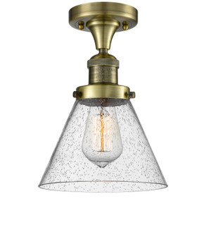 Semi-Flush Mts. Glass Down by Innovations ( 405 | 517-1CH-AB-G44-LED Franklin Restoration ) 