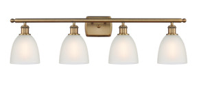 Bathroom Fixtures Four Lights by Innovations ( 405 | 516-4W-BB-G381-LED Ballston ) 