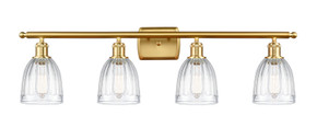 Bathroom Fixtures Four Lights by Innovations ( 405 | 516-4W-SG-G442-LED Ballston ) 