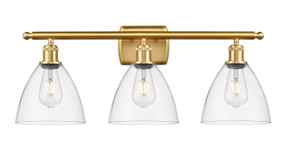 Bathroom Fixtures Three Lights by Innovations ( 405 | 516-3W-SG-GBD-752-LED Ballston ) 