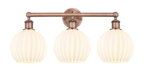 Bathroom Fixtures Three Lights by Innovations ( 405 | 616-3W-AC-G1217-8WV Edison ) 