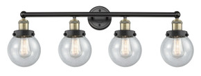 Bathroom Fixtures Four Lights by Innovations ( 405 | 616-4W-BAB-G204-6 Edison ) 