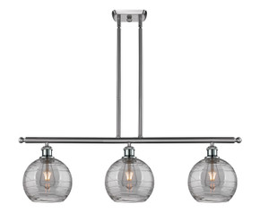 Linear/Island 3 Light Bar by Innovations ( 405 | 516-3I-SN-G1213-8SM Ballston ) 