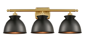 Bathroom Fixtures Three Lights by Innovations ( 405 | 516-3W-SG-M14-BK Ballston ) 