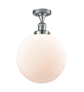 Semi-Flush Mts. Glass Down by Innovations ( 405 | 517-1CH-PC-G201-12-LED Franklin Restoration ) 