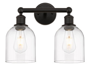 Bathroom Fixtures Two Lights by Innovations ( 405 | 616-2W-OB-G558-6CL Edison ) 