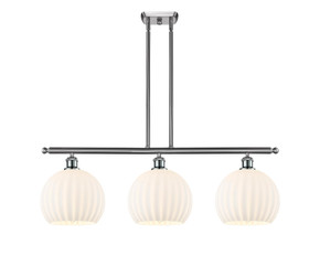 Linear/Island 3 Light Bar by Innovations ( 405 | 516-3I-SN-G1217-10WV Ballston ) 