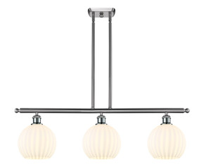 Linear/Island 3 Light Bar by Innovations ( 405 | 516-3I-SN-G1217-8WV Ballston ) 