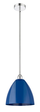 Mini Pendants Metal Shade by Innovations ( 405 | 616-1S-PC-MBD-12-BL Edison ) 