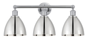 Bathroom Fixtures Three Lights by Innovations ( 405 | 616-3W-PC-MBD-75-PC Edison ) 
