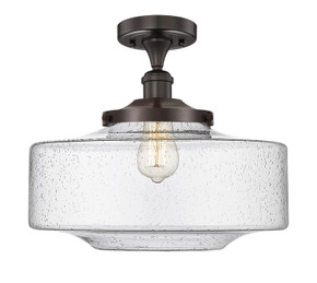 Semi-Flush Mts. Glass Down by Innovations ( 405 | 616-1F-OB-G694-16 Franklin Restoration ) 