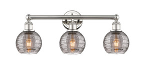 Bathroom Fixtures Three Lights by Innovations ( 405 | 616-3W-PN-G1213-6SM Edison ) 