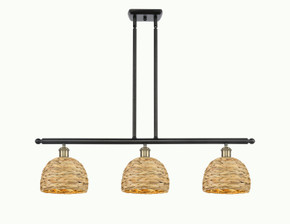 Linear/Island 3 Light Bar by Innovations ( 405 | 516-3I-BAB-RBD-8-NAT Ballston ) 