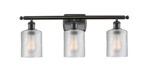 Bathroom Fixtures Three Lights by Innovations ( 405 | 516-3W-BK-G112 Ballston ) 